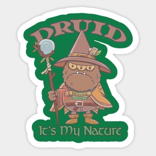 druid its my nature Sticker